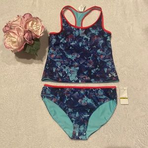 NWT Under Armour Size 14 Reversible Tankini Swimsuit